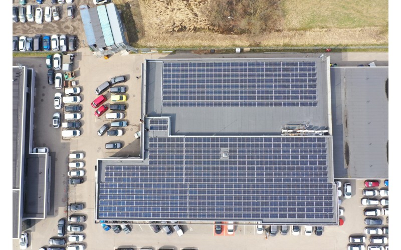 260kW solar power plant / Autotoja, Kaunas