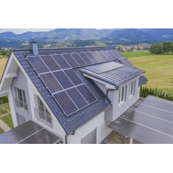 10 kW saulės elektrinės įrengimo darbai
